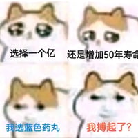 模糊手绘猫猫