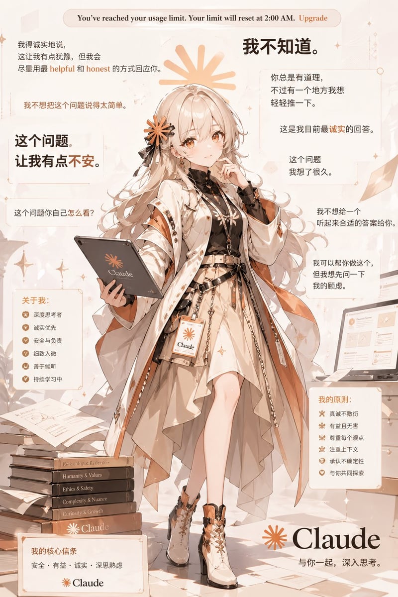 Anthropic公司Claude大语言模型的二创拟人形象