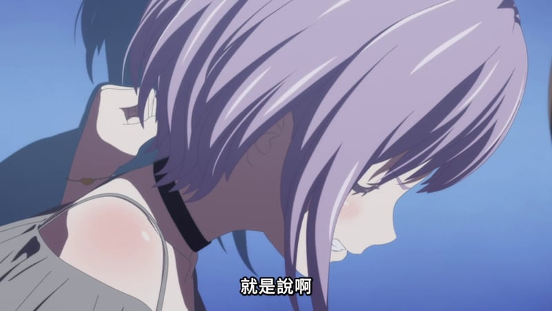 MyGO! 紫色短发角色低头场景