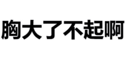 胸大了不起啊重复文字图