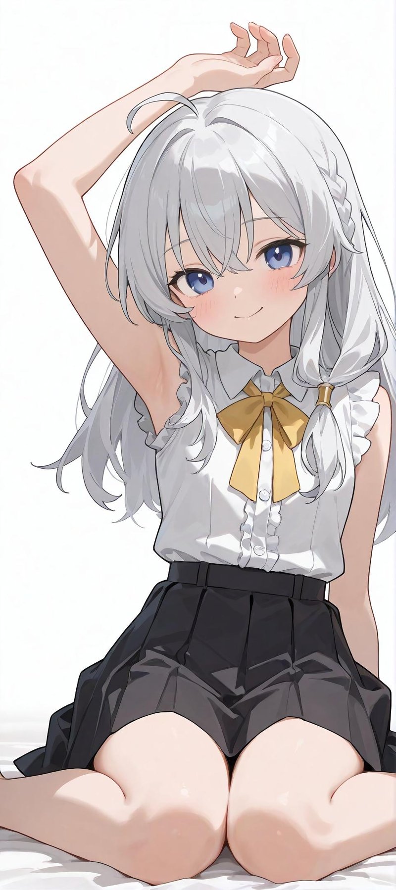 原创银发二次元少女