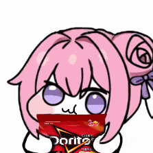Doro手持Doritos呆萌动态表情包
