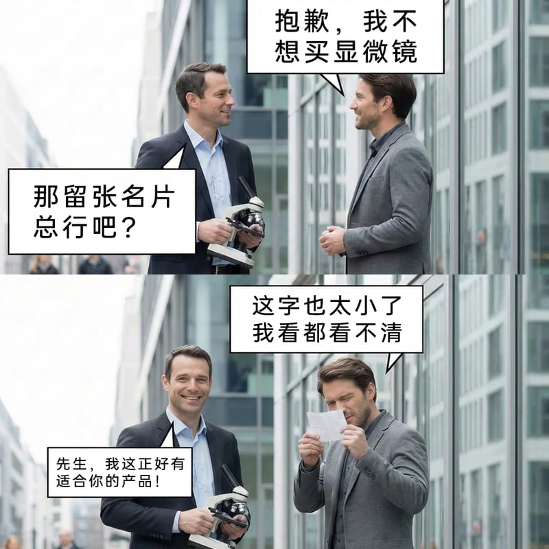 显微镜销售人员