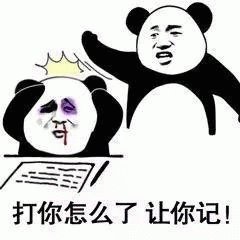 熊猫打人警告：打你怎么了让你记！