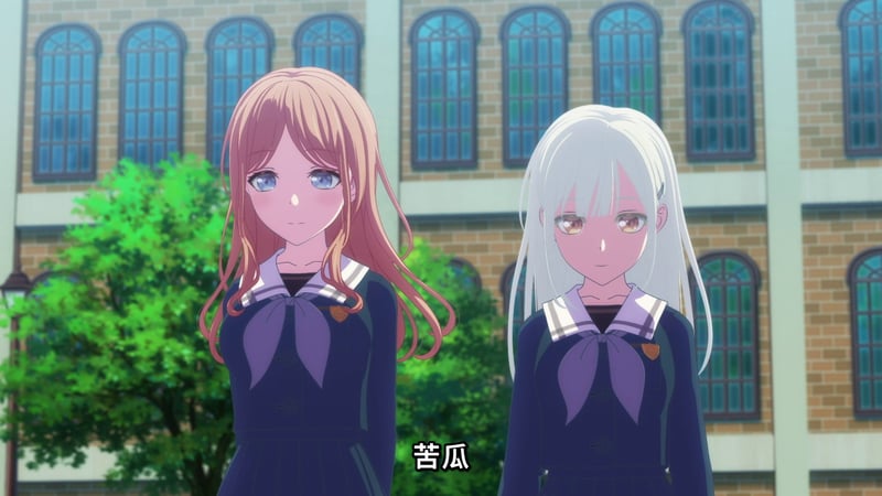 MyGO! 两位少女校服站姿场景