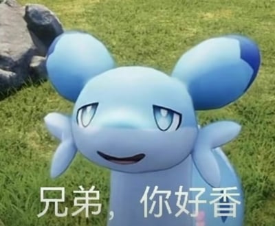 这张梗图以《幻兽帕鲁》中的人气角色疾旋鼬（Chillet）为主角，配以中文调侃文字“兄弟，你好香”。疾旋鼬略显猥琐、满足的表情极具反差萌，与台词成为社交平台、弹幕中的经典沙雕用语，广泛用于夸赞、调戏或朋友间友好玩笑。画面氛围有明确的玩梗恶搞成分。

*本图主打“香”字的反串用法，起源于男性/中性角色间的出圈梗语，对男性美/可爱反差进行戏谑。*