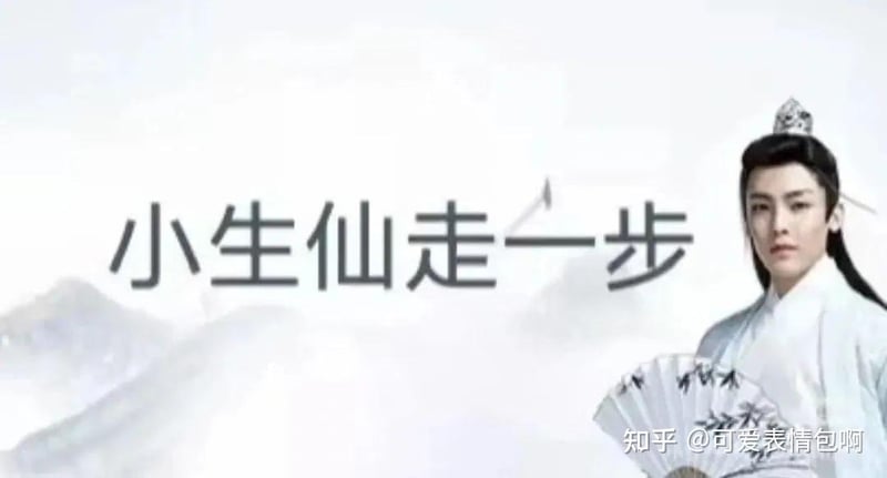 古风小生之'小生仙走一步'