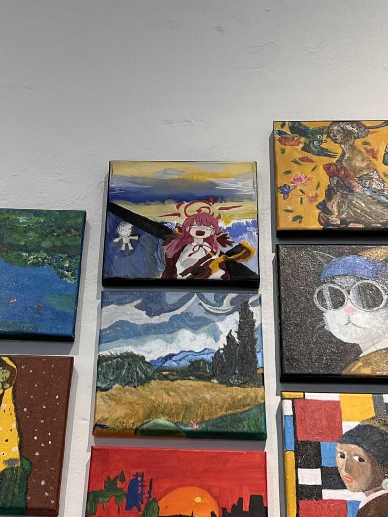 模仿古斯塔夫·克里姆特作品