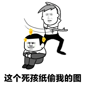 这个死孩纸偷我的图 愤怒表情包