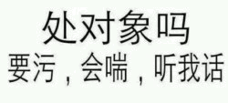 处对象吗？要污会喘听我话