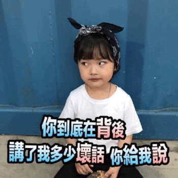 权律二质问表情包：你到底在背后讲了我多少坏话
