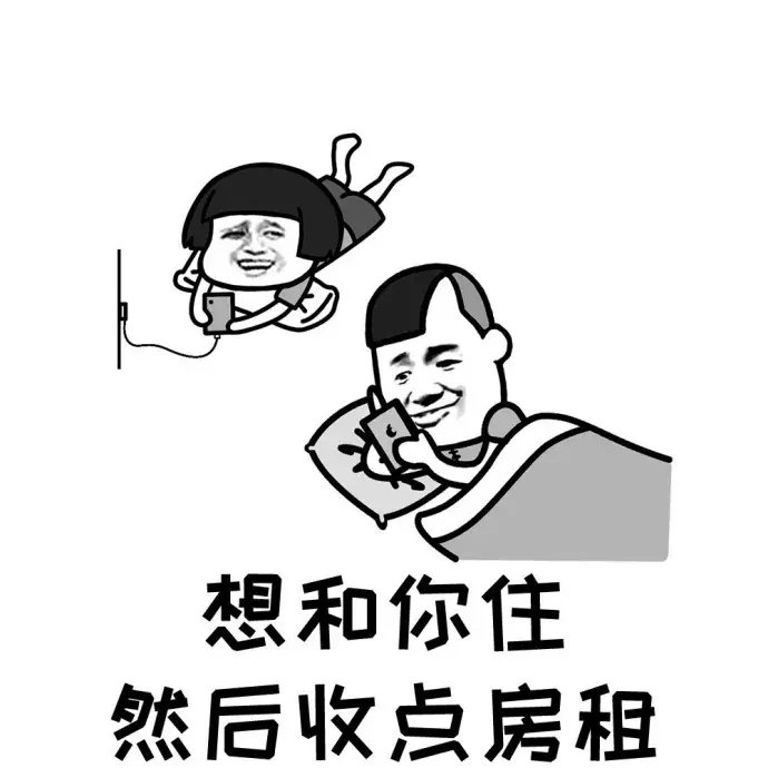 想和你住然后收点房租