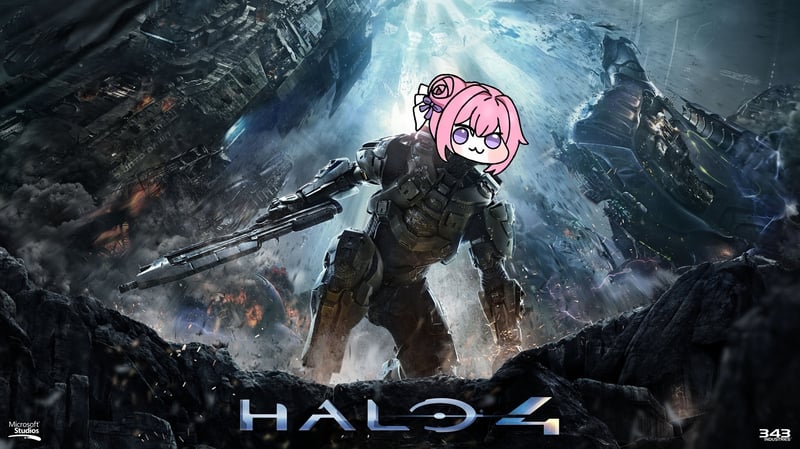 Doro版HALO 4海报：呆萌粉头机甲战士