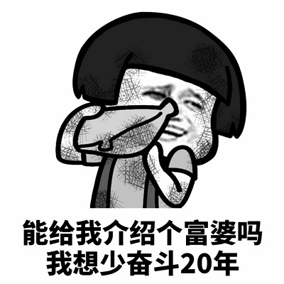 想少奋斗20年求介绍富婆