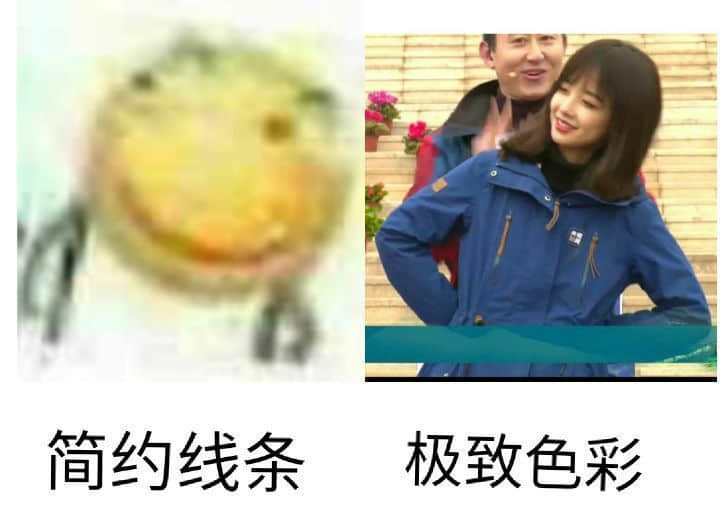简约线条 vs 极致色彩对比图