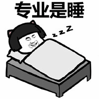 专业是睡的卡通表情包