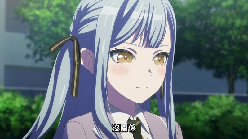 MyGO! 蓝发少女脸红特写截图