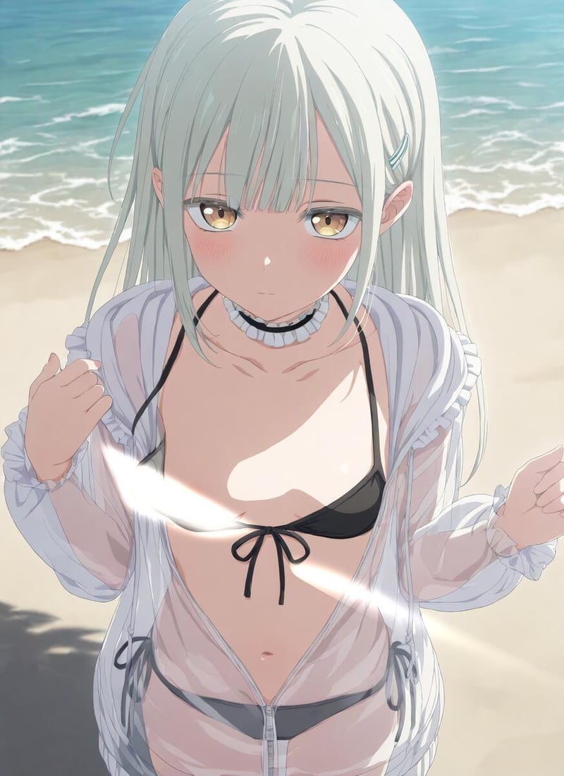 原创银发少女