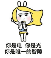 你是电你是光你是唯一的智障卡通梗图