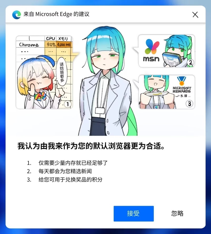 浏览器拟人二次创作