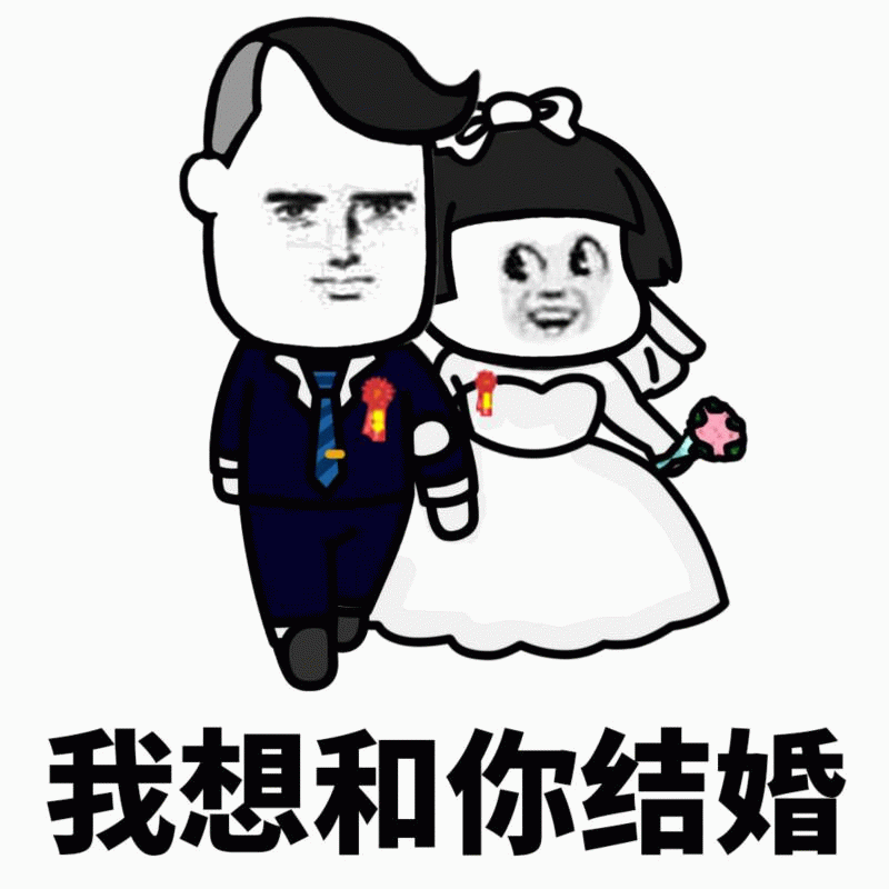 我想和你结婚 - 婚礼表情包