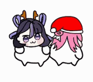 Doro与同伴的圣诞互动GIF