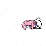 Doro（桃乐丝二创）呆萌翻滚动图