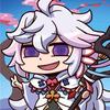这是一张基于《Fate/Grand Order》角色梅林创作的衍生表情包，图中的梅林有着标志性的银白卷发与紫色眼眸，眼睛大睁、嘴巴张开，露出十分兴奋激动的神情，还配有带有笑脸表情的对白气泡，整体风格活泼生动，能够直观地传递出亢奋、开心的情绪，常被二次元爱好者用于表达喜悦、兴奋的心情。