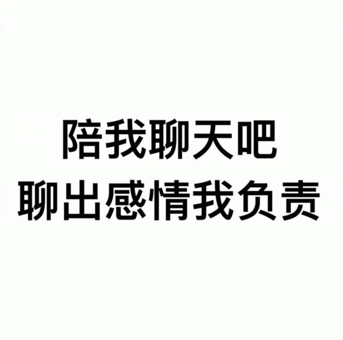 陪我聊天吧 聊出感情我负责