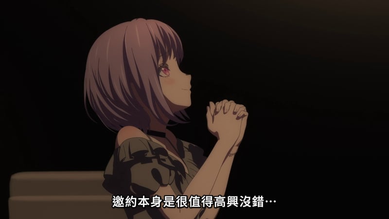 MyGO! 角色双手合十仰望场景