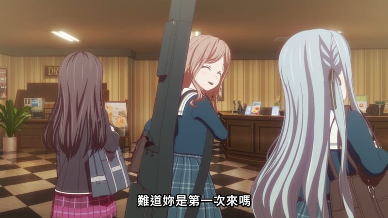 MyGO!动画场景：三位少女的室内互动