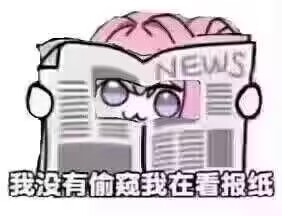 Doro偷看报纸表情包