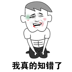 我真的知错了表情包