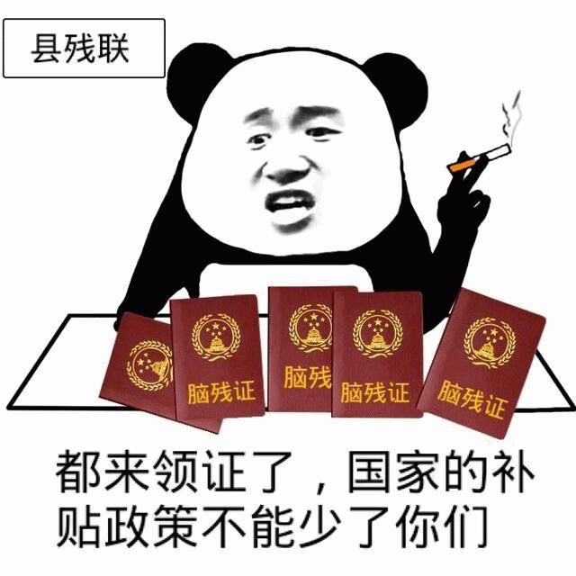 县残联发脑残证