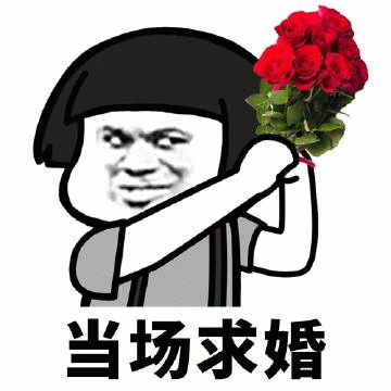 当场求婚表情包