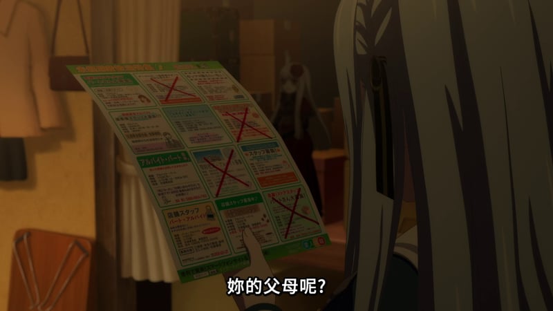 MyGO!角色查看标记传单场景