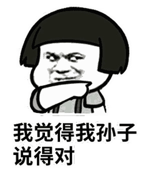 我觉得我孙子说得对表情包