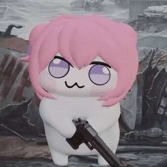 胜利女神妮姬二创角色 Doro 持枪表情包