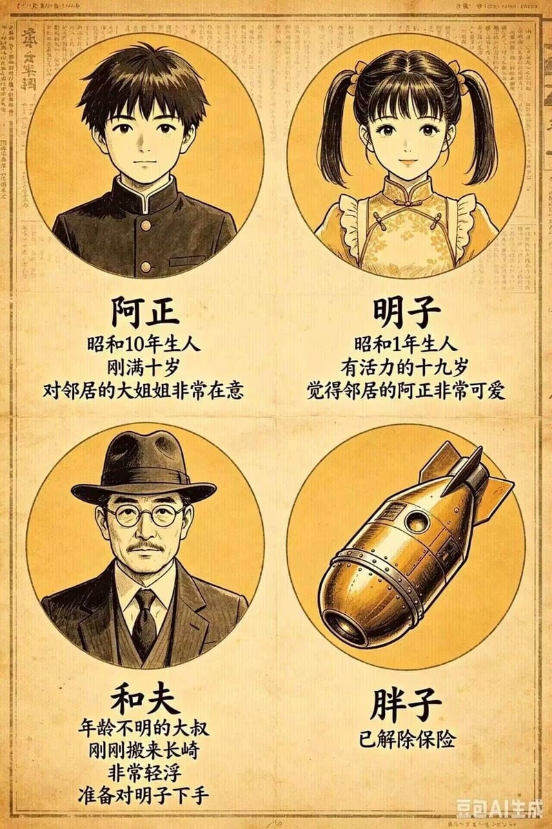 本图原创虚构角色
