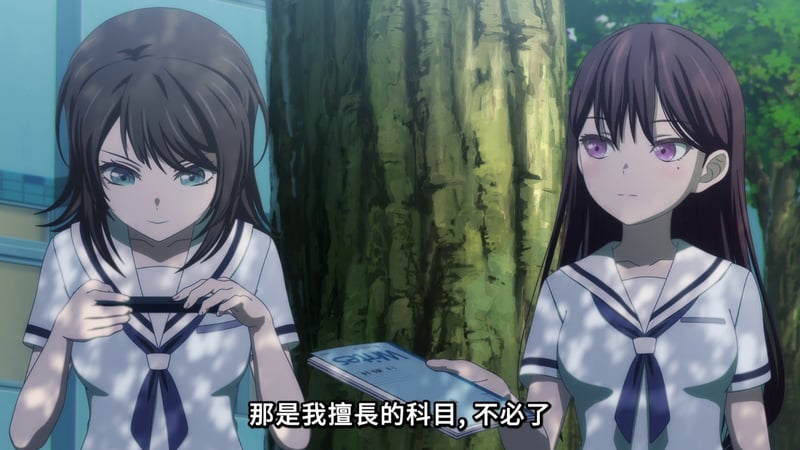MyGO! 两位少女树下对话场景