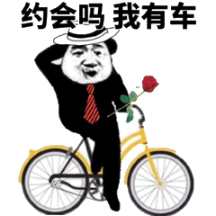 约会吗我有车（熊猫骑自行车版）