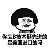 装B技术先进是美国进口的吗 表情包