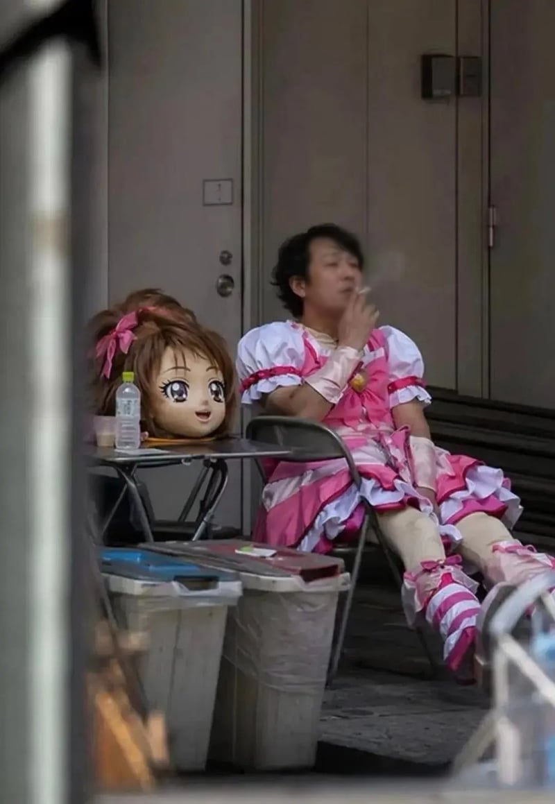 商业卡通人偶演出