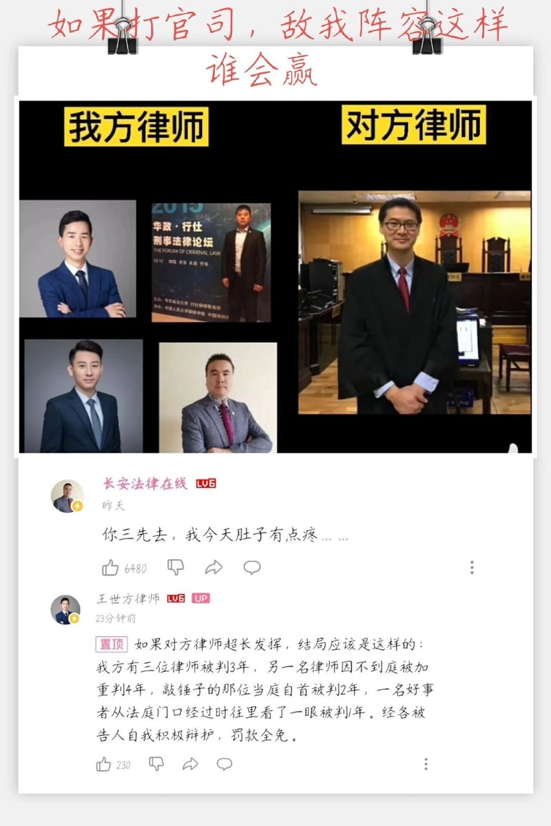 中国政法大学教授、法律科普博主