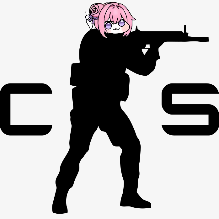 Doro玩CSGO？粉色萌妹持枪姿势大赏