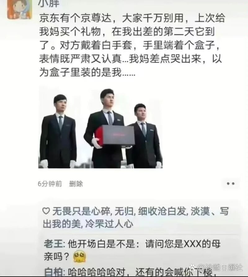 京东高端配送人员