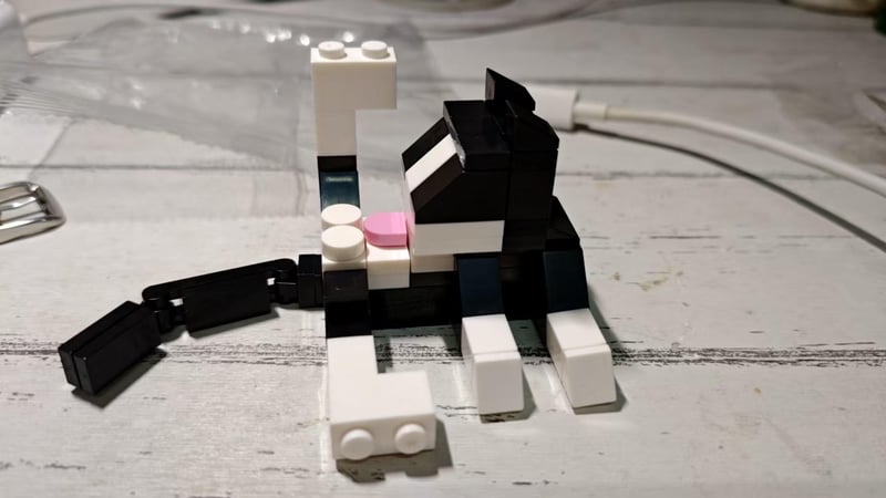 手工DIY积木作品