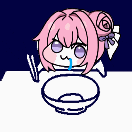 Doro吃面条动态表情包