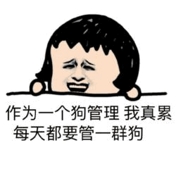 当狗管理太累了