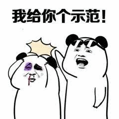 熊猫示范表情包
